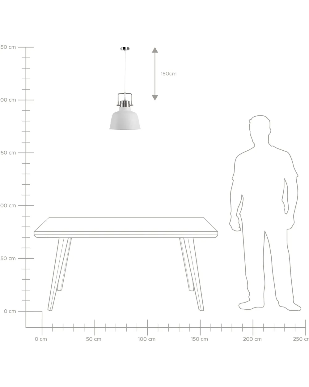 Hot Beliani Riippuvalaisin Metalli Valkoinen Narmada