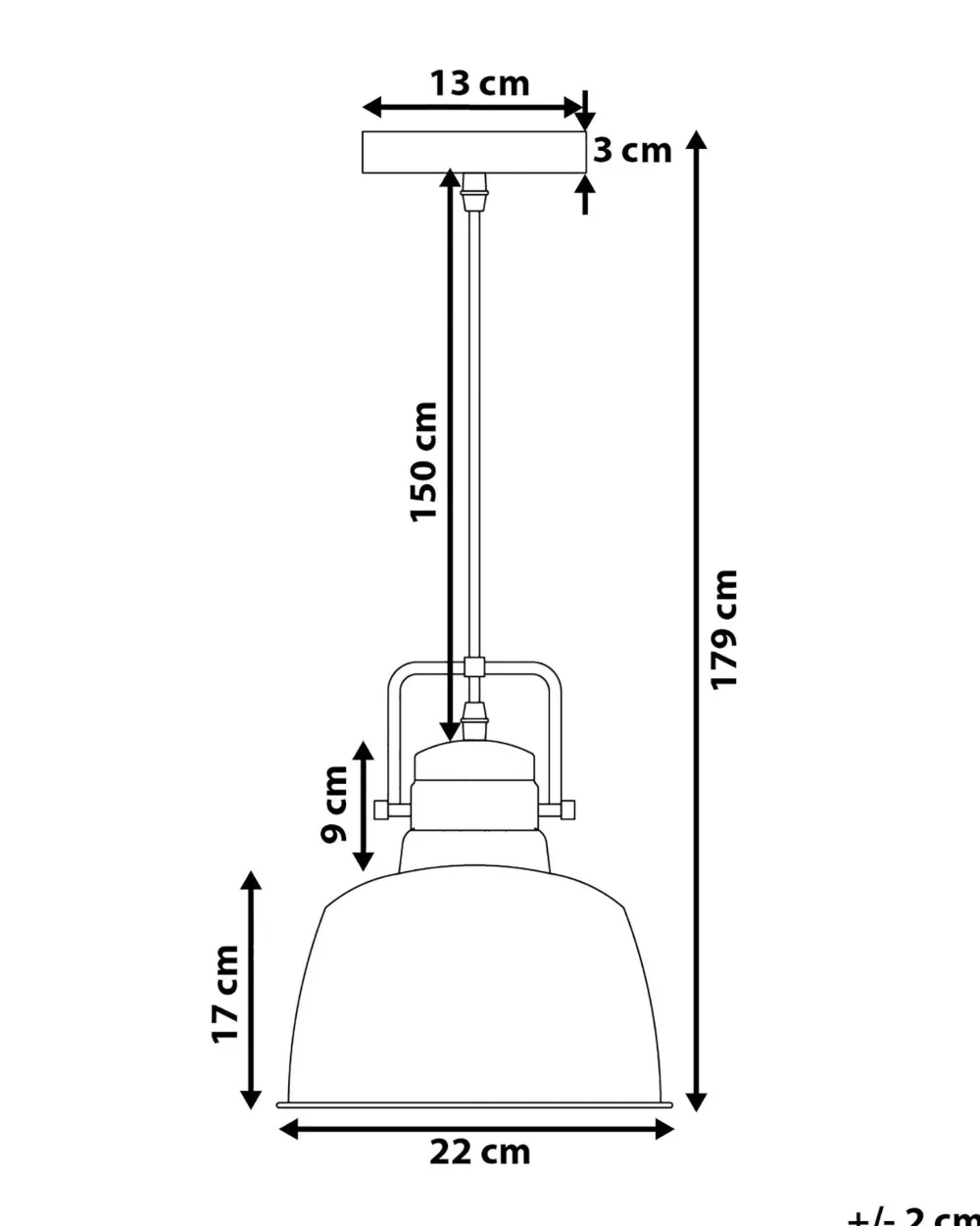 Hot Beliani Riippuvalaisin Metalli Valkoinen Narmada