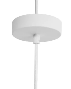 Outlet Beliani Riippuvalaisin Metalli Valkoinen Cetina