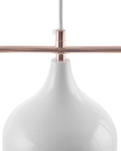 Valaisimet<Beliani Riippuvalaisin Metalli Valkoinen Mavone