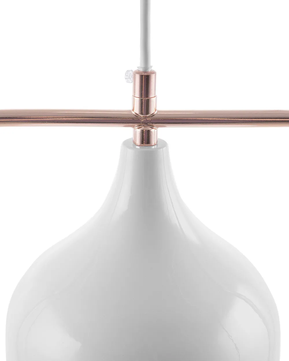 Valaisimet<Beliani Riippuvalaisin Metalli Valkoinen Mavone