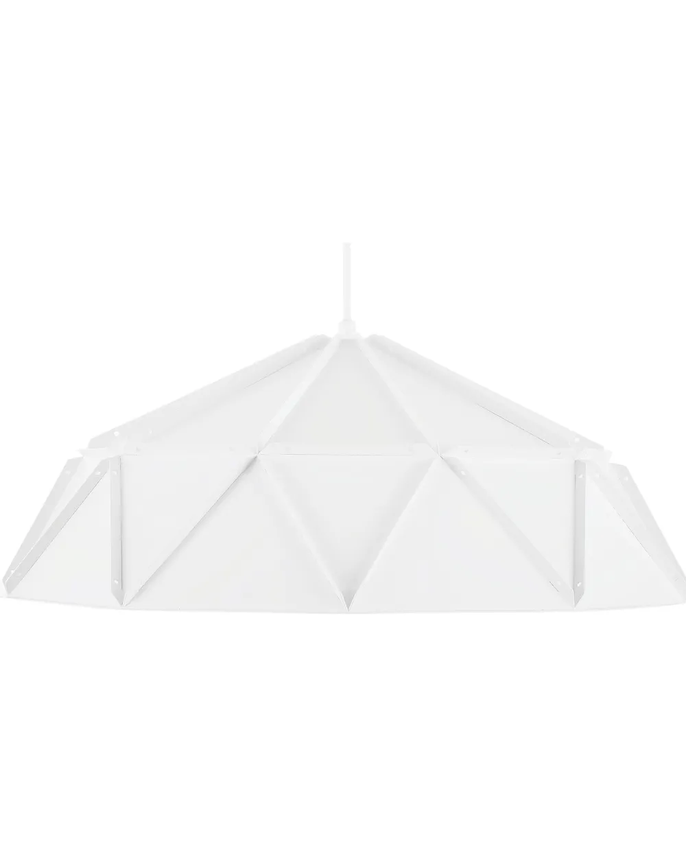 Valaisimet<Beliani Riippuvalaisin Metalli Valkoinen Senia