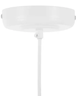 Valaisimet<Beliani Riippuvalaisin Metalli Valkoinen Senia