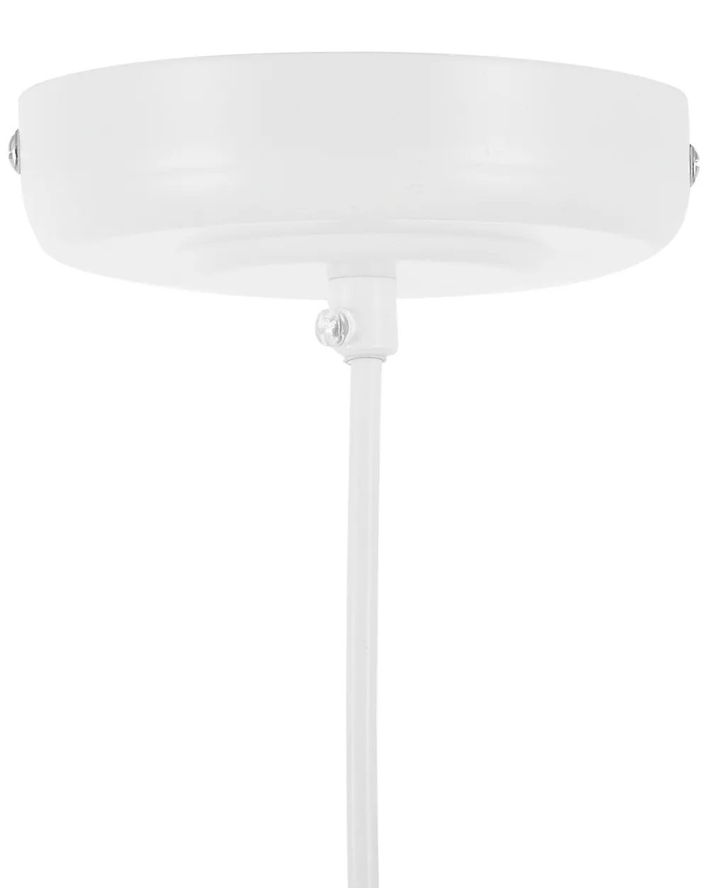 Valaisimet<Beliani Riippuvalaisin Metalli Valkoinen Senia