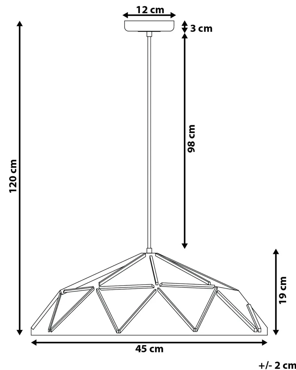 Valaisimet<Beliani Riippuvalaisin Metalli Valkoinen Senia