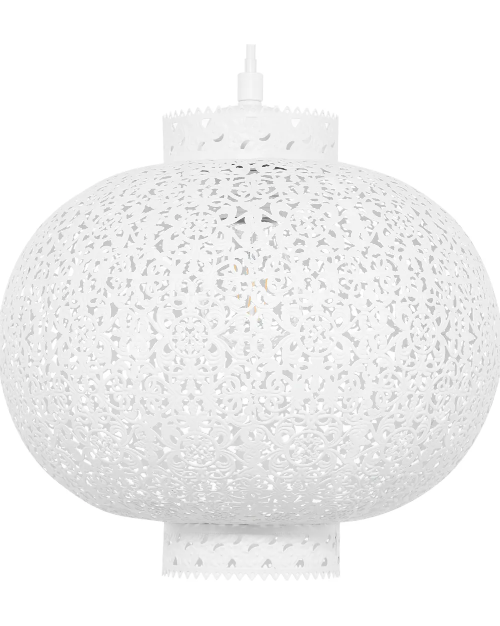 Fashion Beliani Riippuvalaisin Metalli Valkoinen Meuse