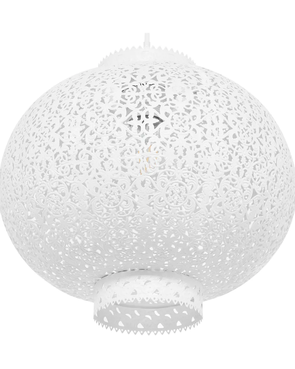 Fashion Beliani Riippuvalaisin Metalli Valkoinen Meuse