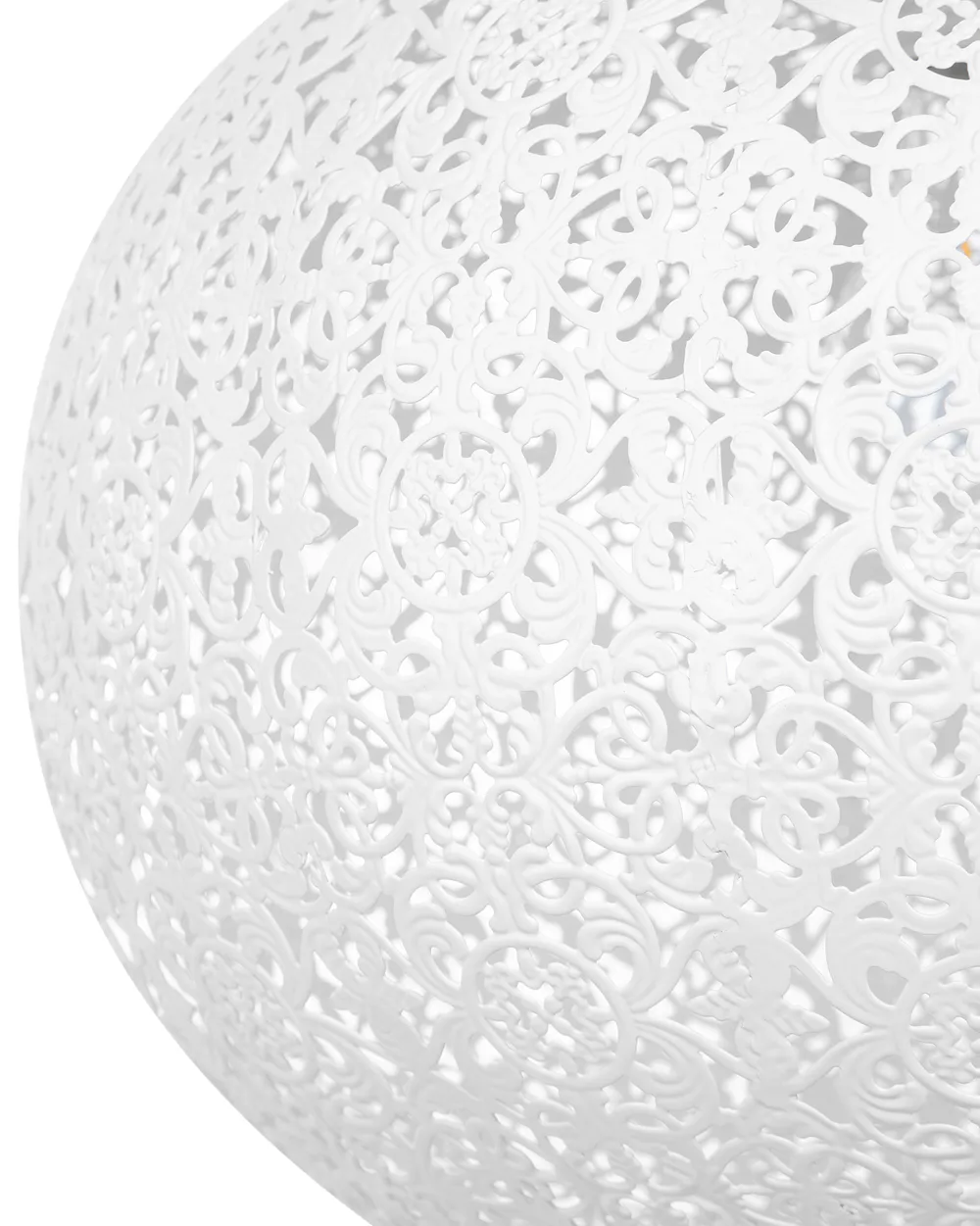 Fashion Beliani Riippuvalaisin Metalli Valkoinen Meuse