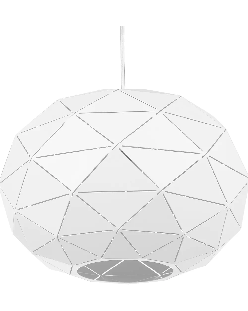 Valaisimet<Beliani Riippuvalaisin Metalli Valkoinen Rewa