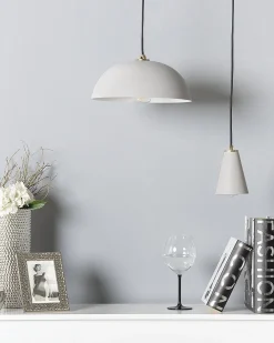 Best Sale Beliani Riippuvalaisin Metalli Vaaleanharmaa Cares