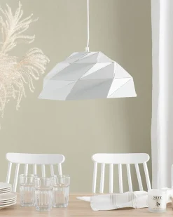 Sale Beliani Riippuvalaisin Metalli Valkoinen Rubicon