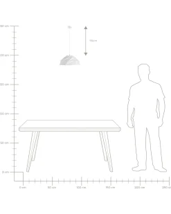 Sale Beliani Riippuvalaisin Metalli Valkoinen Rubicon