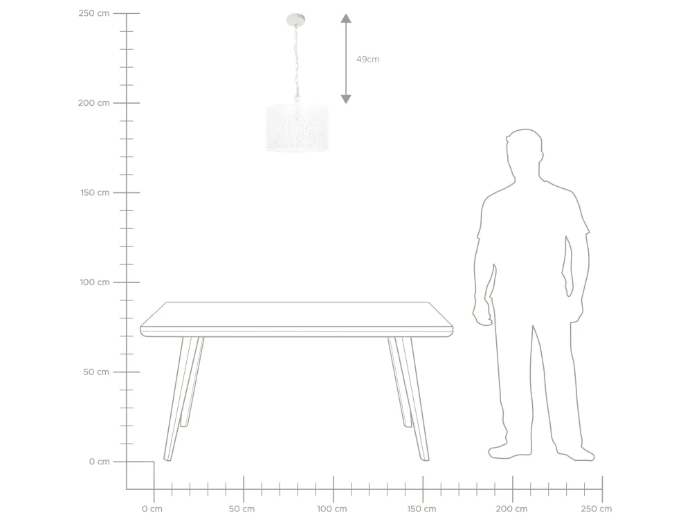 Valaisimet<Beliani Riippuvalaisin Metalli Valkoinen Chelif