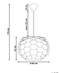 Valaisimet<Beliani Riippuvalaisin Muovi Iso Kulta Segre