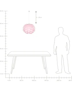 Lastenhuone<Beliani Riippuvalaisin Muovi Iso Vaaleanpunainen Segre