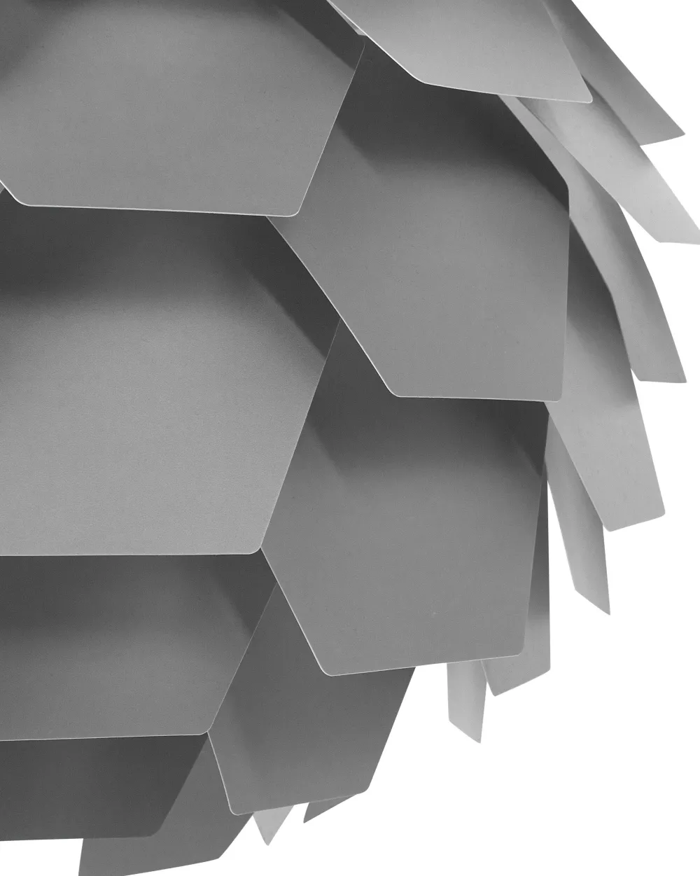 Valaisimet<Beliani Riippuvalaisin Muovi Iso Harmaa Segre