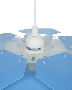 Valaisimet<Beliani Riippuvalaisin Muovi Pieni Sininen Segre