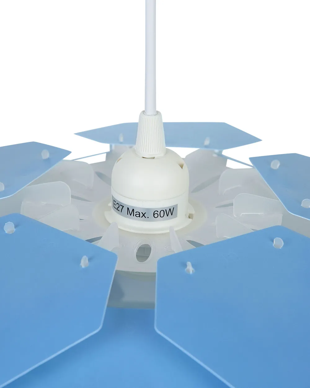 Valaisimet<Beliani Riippuvalaisin Muovi Pieni Sininen Segre