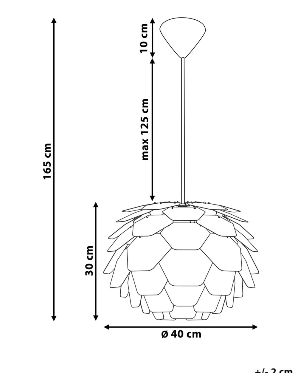 Valaisimet<Beliani Riippuvalaisin Muovi Pieni Sininen Segre