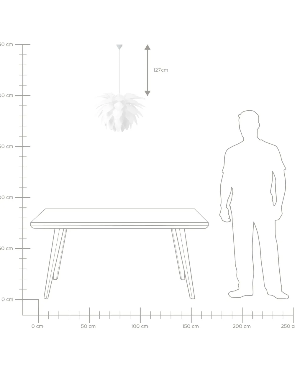 Discount Beliani Riippuvalaisin Muovi Valkoinen Musone