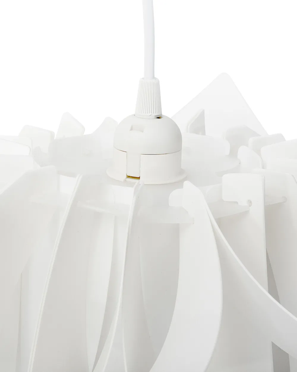 Valaisimet<Beliani Riippuvalaisin Muovi Valkoinen Alva