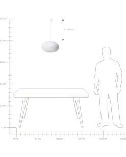 Lastenhuone<Beliani Riippuvalaisin Muovi Valkoinen Erges
