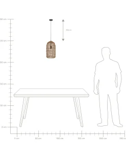 Valaisimet<Beliani Riippuvalaisin Paperinaru Ruskea Lucite