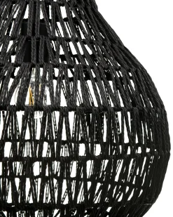 Valaisimet<Beliani Riippuvalaisin Paperinaru Musta Molopo