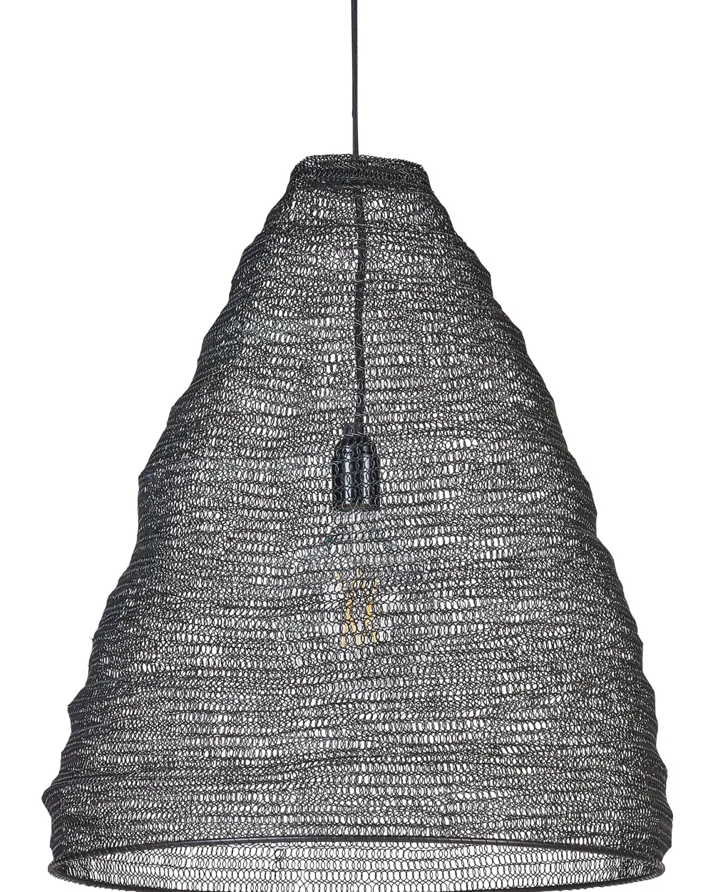 Valaisimet<Beliani Riippuvalaisin Rauta Musta Parbati