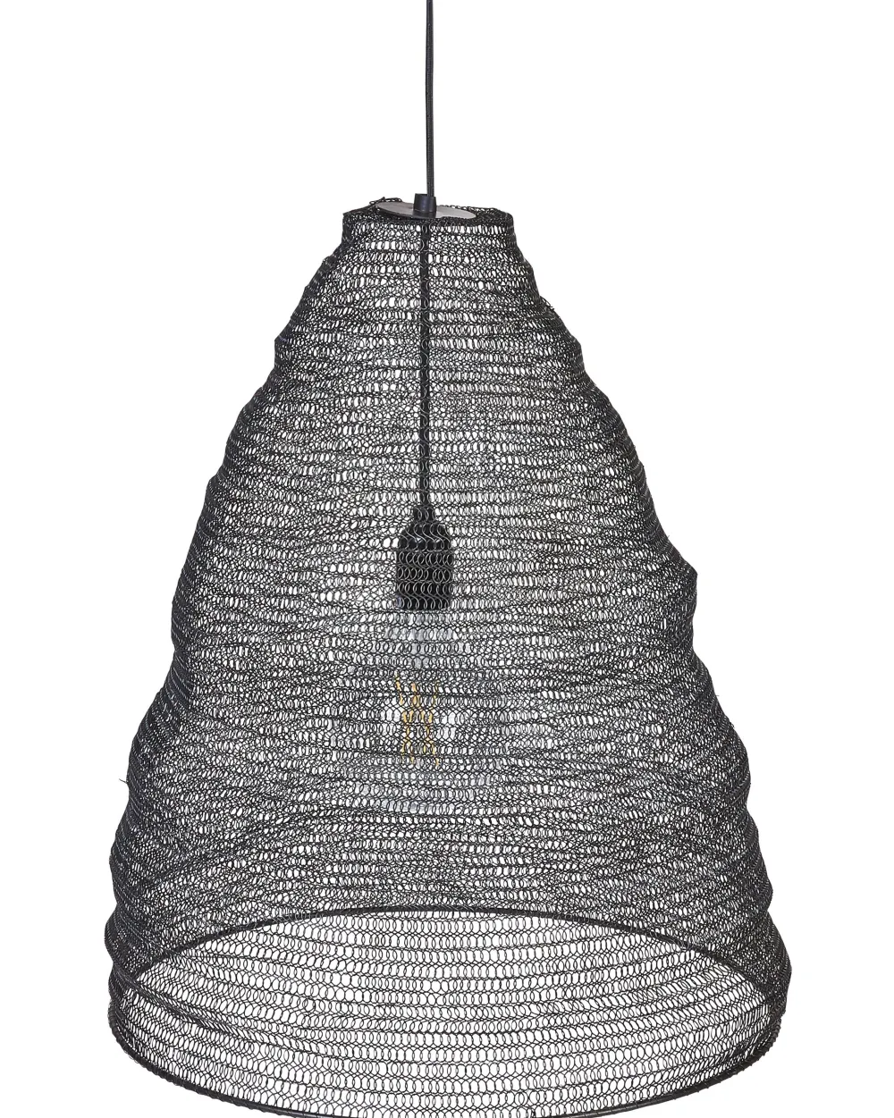 Valaisimet<Beliani Riippuvalaisin Rauta Musta Parbati