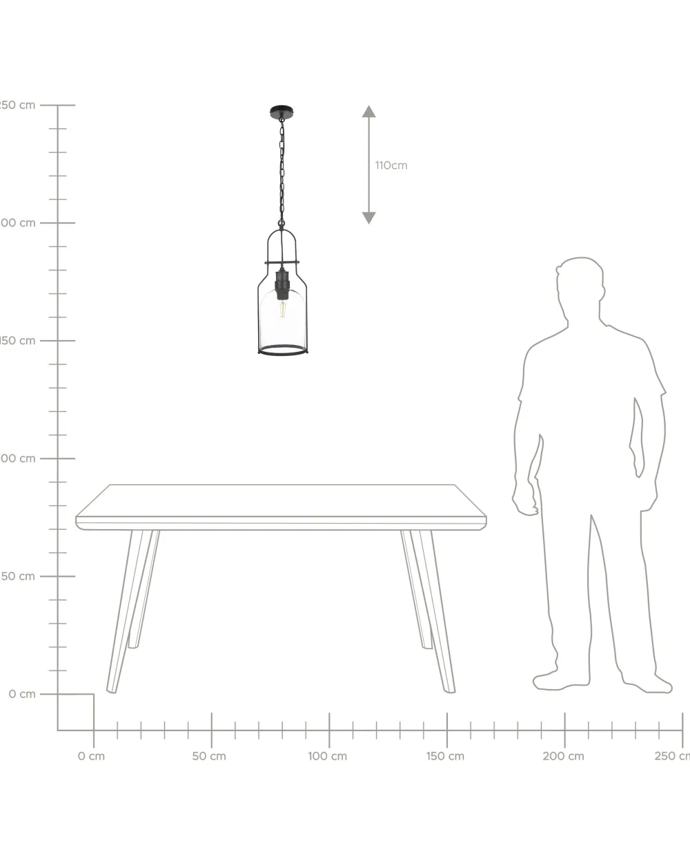 Valaisimet<Beliani Riippuvalaisin Rauta Musta Bashilo
