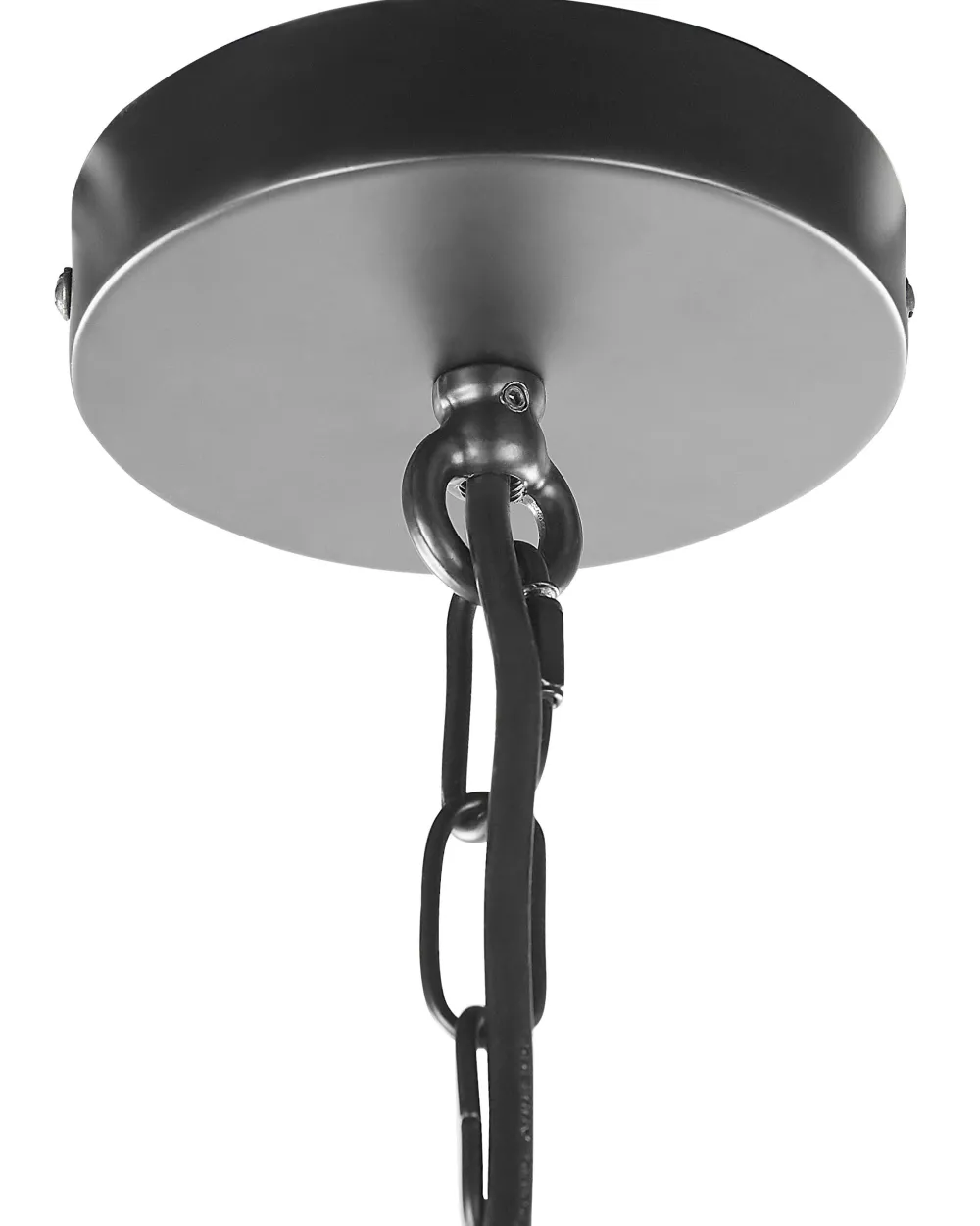 Valaisimet<Beliani Riippuvalaisin Rauta Musta Bashilo