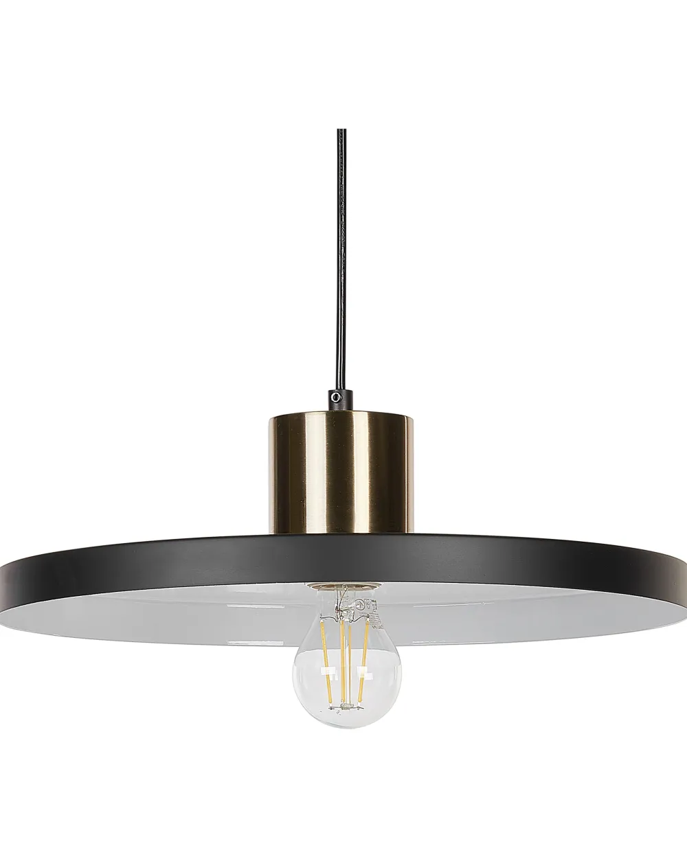 Valaisimet<Beliani Riippuvalaisin Rauta Musta Bogan