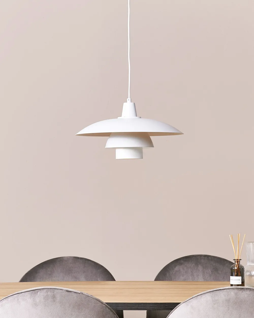 Clearance Beliani Riippuvalaisin Rauta Valkoinen Deel