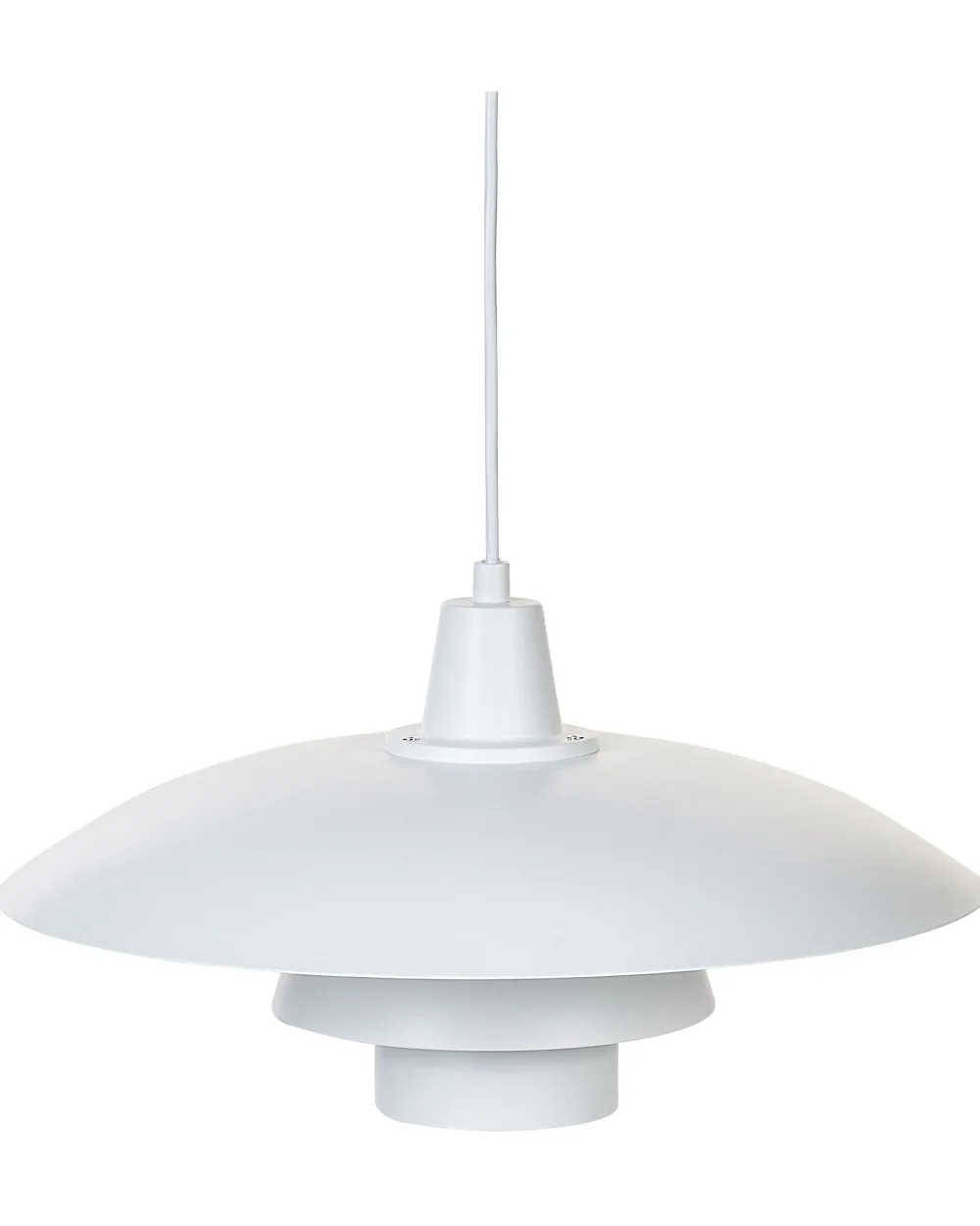 Clearance Beliani Riippuvalaisin Rauta Valkoinen Deel