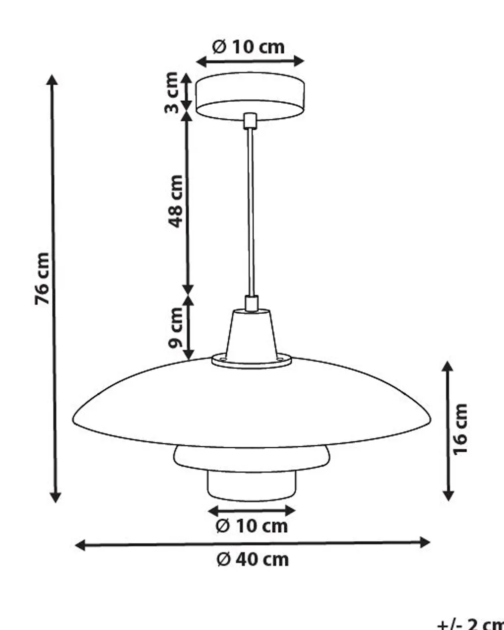 Clearance Beliani Riippuvalaisin Rauta Valkoinen Deel