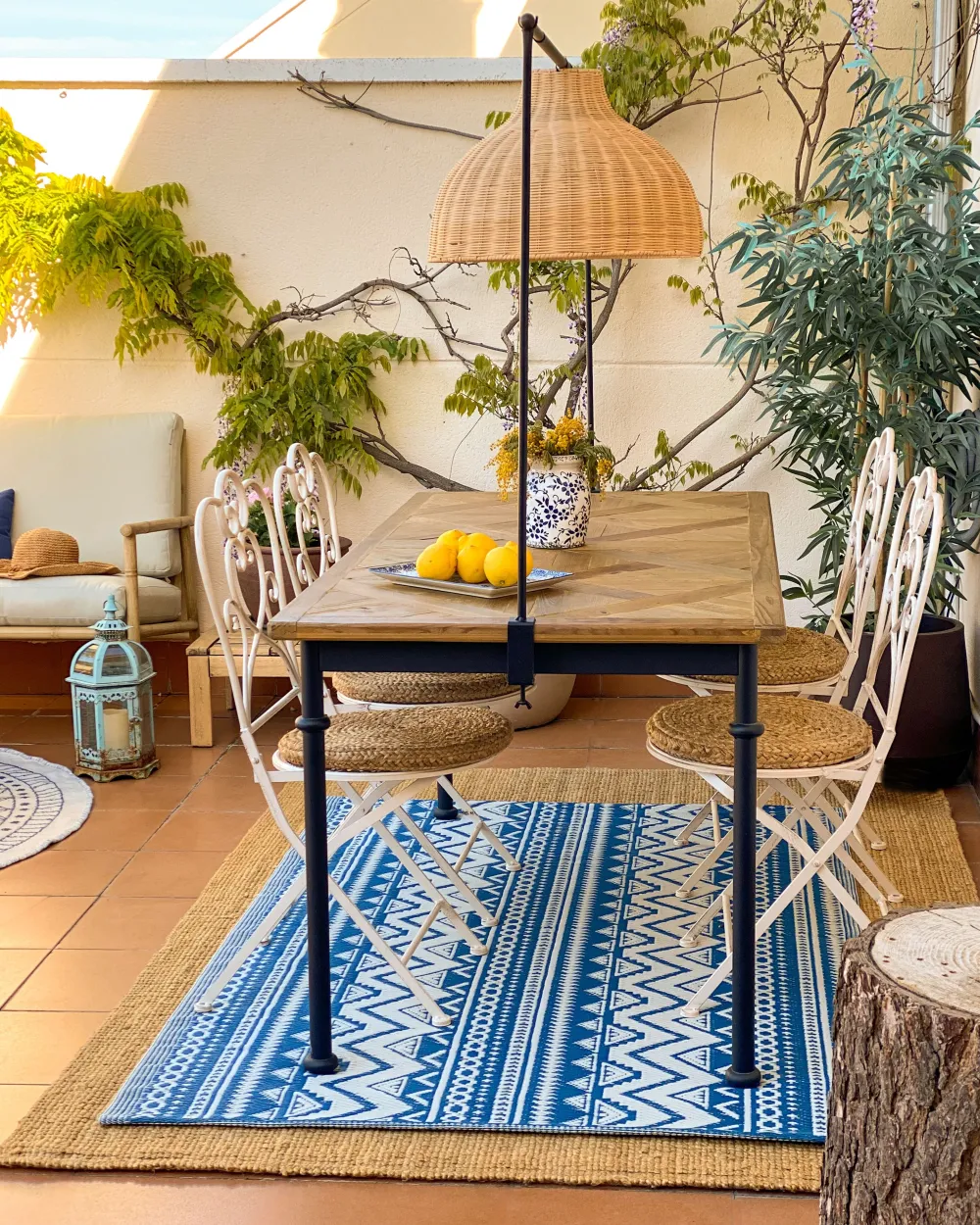 Valaisimet<Beliani Riippuvalaisin Rottinki Luonnonvari Millian