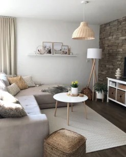 Valaisimet<Beliani Riippuvalaisin Rottinki Luonnonvari Millian