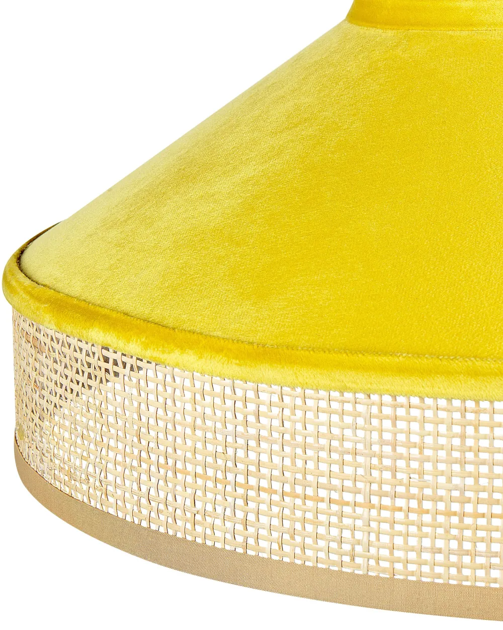 Valaisimet<Beliani Riippuvalaisin Rottinki Sinapinkeltainen/Luonnonvari Batali