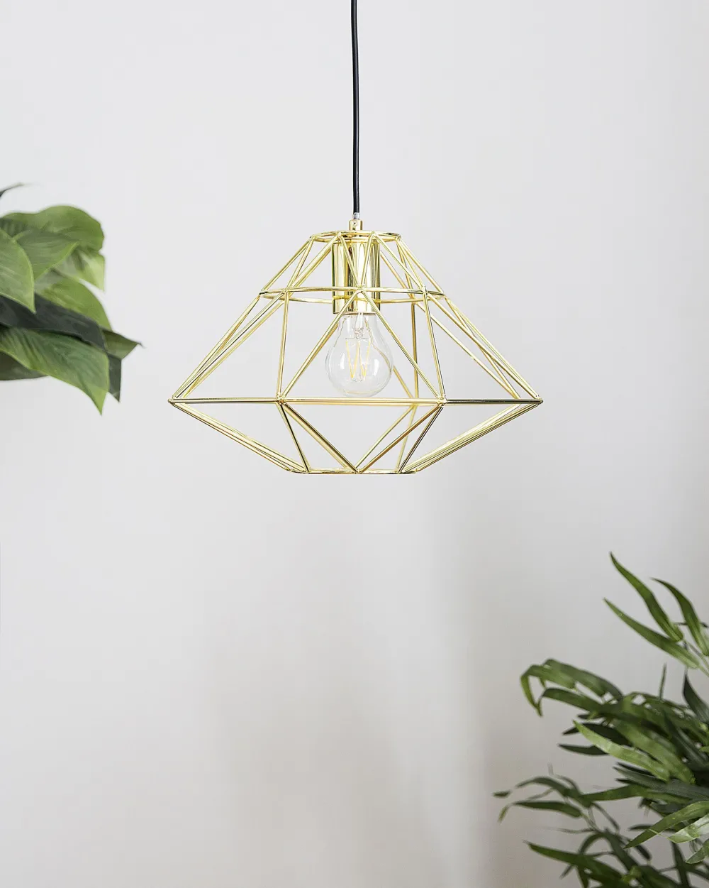 Valaisimet<Beliani Riippuvalaisin Teras Kulta Guam