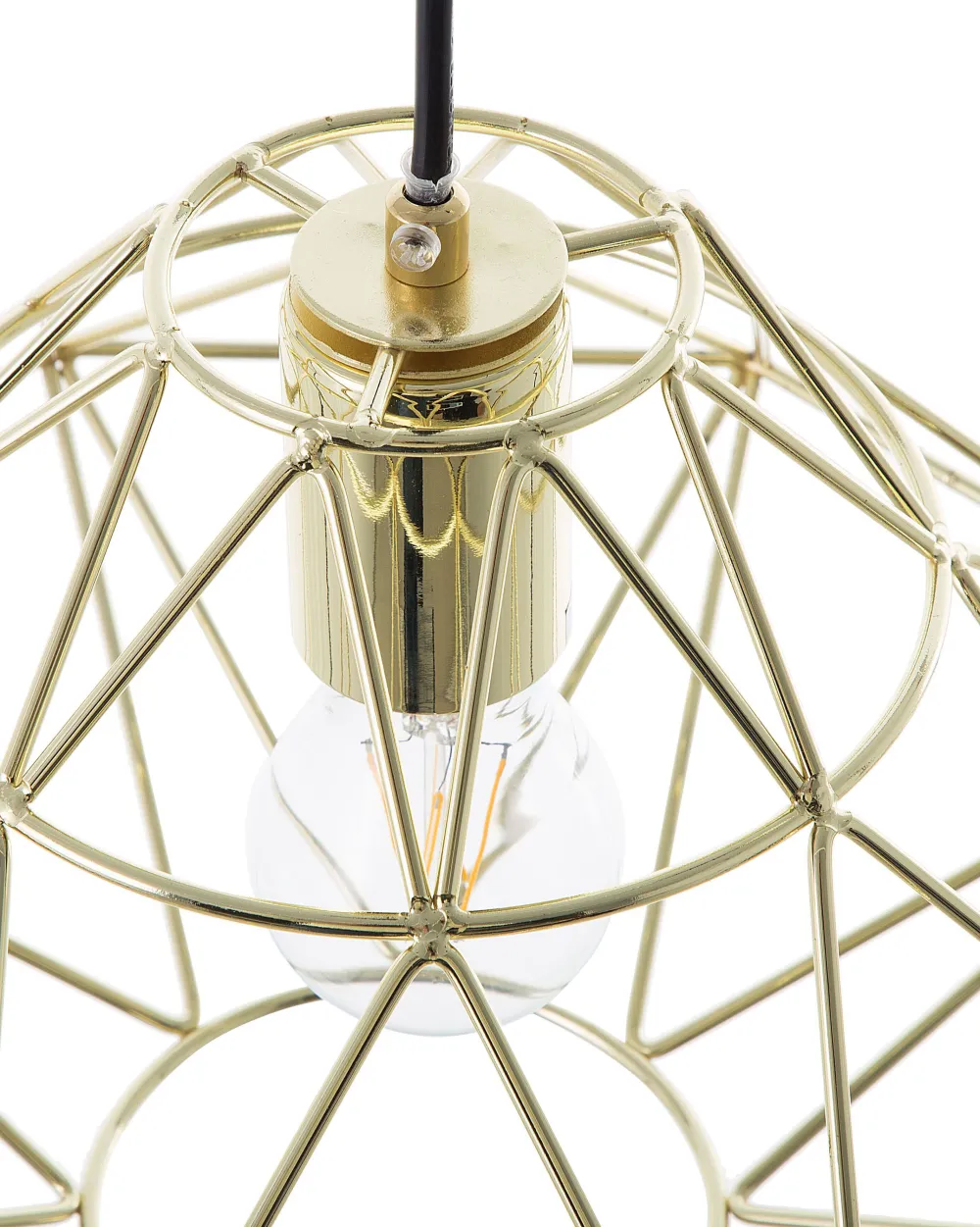 Valaisimet<Beliani Riippuvalaisin Teras Kulta Guam