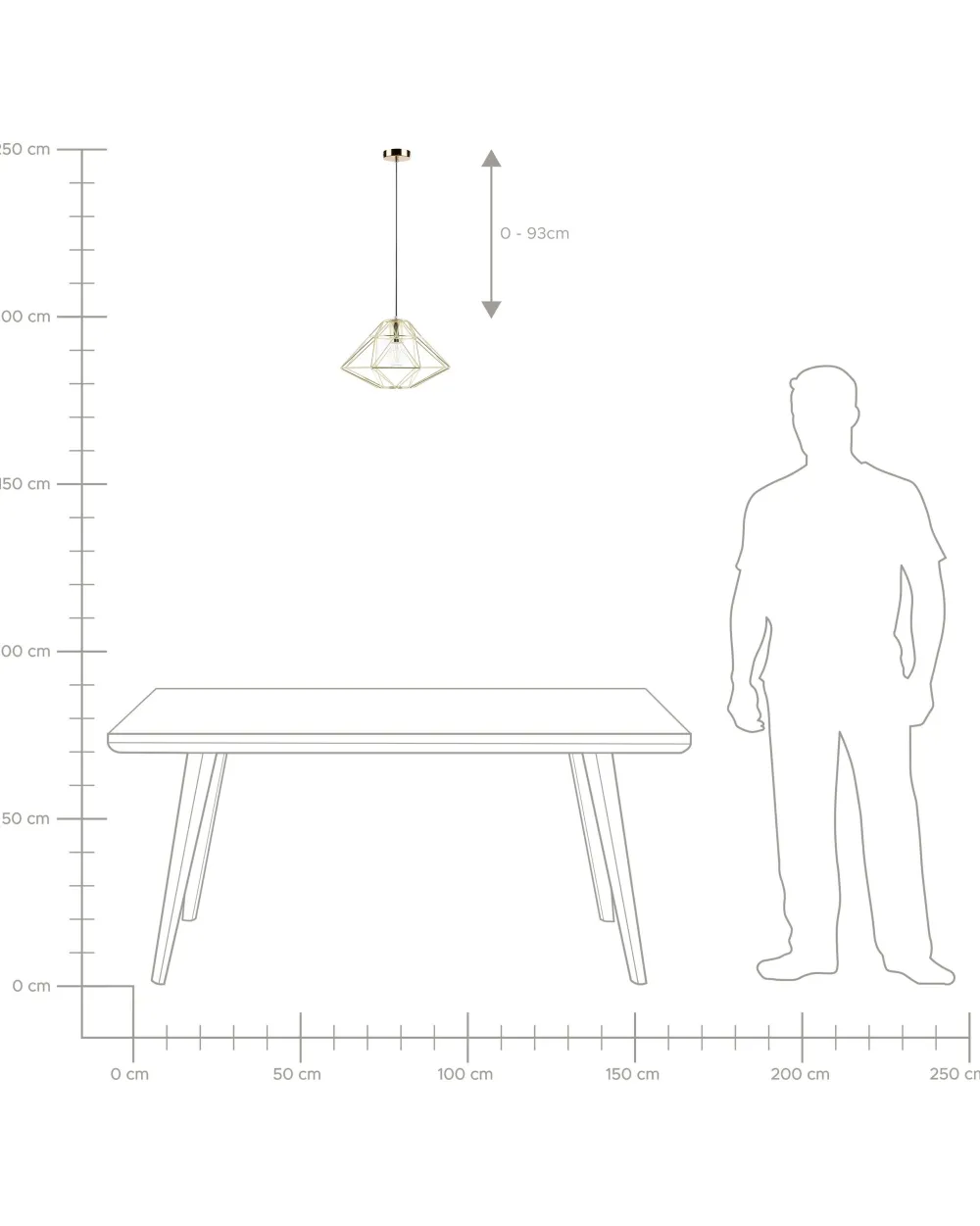 Valaisimet<Beliani Riippuvalaisin Teras Kulta Guam