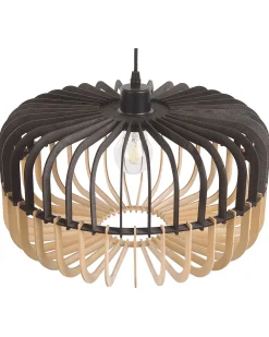 Valaisimet<Beliani Riippuvalaisin Vaalea Puu/Musta Sous