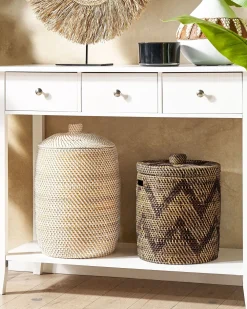 Outlet Beliani Rottinkikori Luonnonvari 26 Cm Bohorok