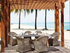 Ulkokalusteet<Beliani Rottinkinen 6-Istuttava Puutarhakalustesetti Susua/Olbia