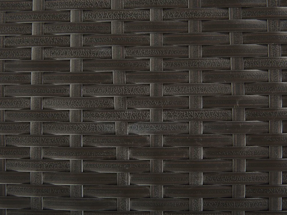 Fashion Beliani Rottinkinen Säilytyslaatikko 290L Ruskea Modena