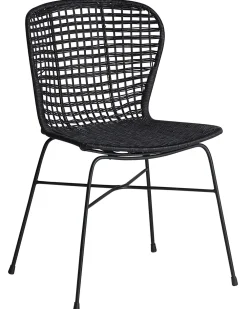 Best Beliani Rottinkituoli Musta 2 Kpl Elfros