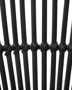 Discount Beliani Rottinkituoli Musta Sarita