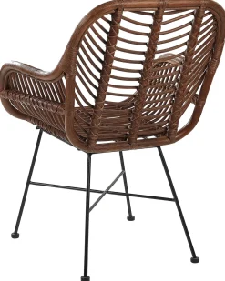 Flash Sale Beliani Rottinkituoli Ruskea Canora