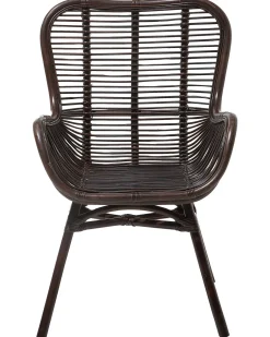 Tuolit<Beliani Rottinkituoli Tummanruskea Togo